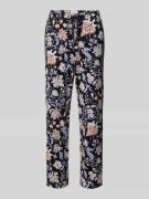 Schiesser Regular Fit Pyjama-Hose mit Tunnelzug in Black, Größe 36