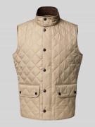 Barbour Regular Fit Steppweste mit Druckknöpfen Modell 'LOWERDALE GILE...