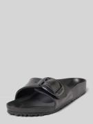 Birkenstock Slides mit Dornschließe Modell 'Madrid' in Black, Größe 36