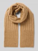 Tommy Hilfiger Schal mit Woll-Anteil in Beige, Größe 1