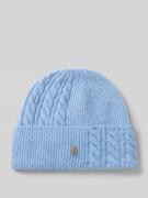 Tommy Hilfiger Beanie mit Woll- und Alpaka-Anteil in Blau, Größe 1