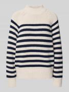 Tommy Hilfiger Loose Fit Strickpullover aus reiner Baumwolle in Taupe,...