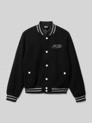 s.Oliver RED LABEL Regular Fit College-Jacke mit Viskoseanteil in Blac...