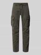 PME Legend Skinny Fit Cargohose mit Tunnelzug Modell 'Expedizor' in Kh...