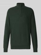 Fynch-Hatton Strickpullover mit Troyer-Kragen in Bottle, Größe XL