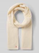 Fraas Schal mit Label-Detail in Offwhite, Größe 1