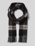 Fraas Schal mit Ausfransungen in Black, Größe 1
