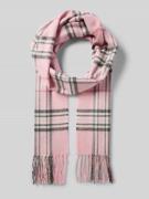 Fraas Schal mit Ausfransungen in Hellrosa, Größe 1