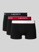 Lacoste Trunks aus Baumwoll-Mix im 3er-Pack in Pink, Größe L