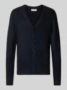 Casual Friday Slim Fit Strickjacke mit V-Ausschnitt Modell 'Heine' in ...