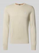 BOSS Orange Regular Fit Pullover aus Baumwoll-Kaschmir-Mix MODELL 'KAN...