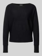 s.Oliver BLACK LABEL Comfort Fit Strickpullover aus Viskose-Mix in Bla...