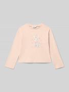 Mayoral Regular Fit Longsleeve mit Motiv-Print in Rosa, Größe 104