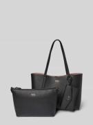 Guess Tote Bag in Leder-Optik Modell 'Brenton' in Black, Größe 1