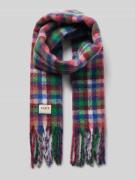 Barts Schal mit Label-Patch Modell 'Plaity' in Blau, Größe 1