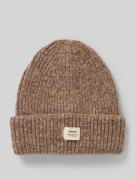 Barts Mütze in Strick-Optik Modell 'Owlet' in Mittelbraun, Größe 1