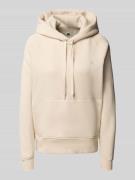 G-Star Raw Hoodie mit Label-Stitching in Offwhite, Größe M