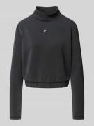 Guess Activewear Sweatshirt mit Stehkragen Modell 'OLYMPE' in Black, G...