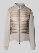 monari Steppjacke mit Reißverschluss in Taupe, Größe 34