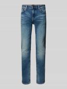 BOSS Orange Slim Fit Jeans aus Baumwoll-Mix Modell 'DELAWARE' in Bleu,...