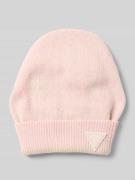 Guess Activewear Beanie mit Label-Patch Modell 'MARZIA' in Rosa, Größe...