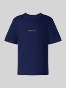 Jack & Jones T-Shirt mit Rundhalsausschnitt in Dunkelblau, Größe L