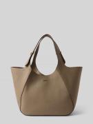 BOSS Shopper aus echtem Rindsleder Modell 'LENAH' in Taupe, Größe 1