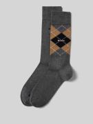 BOSS Socken aus Baumwoll-Mix im 2er-Pack in Mittelgrau, Größe 39-42