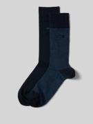BOSS Strümpfe aus Baumwoll-Mix im 2er-Pack in Marine, Größe 39-42