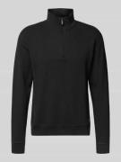BOSS Regular Fit Sweatshirt aus Baumwoll-Mix in Black, Größe L