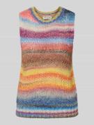 LOLLYS LAUNDRY Strickshirt mit Rundhalsausschnitt Modell 'Dova' in Ora...