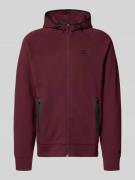 CHAMPION Sweatjacke mit Kapuze in Bordeaux, Größe L