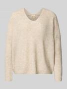 MOS MOSH Oversized Strickpullover mit gerippten Abschlüssen Modell 'TH...