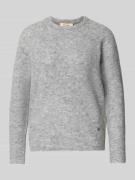 MOS MOSH Strickpullover mit Rundhalsausschnitt Modell 'Tammy' in Mitte...