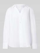 Lanius Oversized Hemdbluse mit Sportmanschetten in Weiss, Größe 34