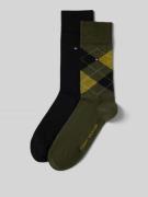 Tommy Hilfiger Strümpfe aus Baumwoll-Mix im 2er-Pack in Khaki, Größe 3...