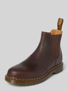 Dr. Martens Chelsea Boots aus Leder mit Ziernaht in Mittelbraun, Größe...