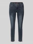 Buena Vista Skinny Fit Jeans im 5-Pocket-Design in Dunkelgrau, Größe L