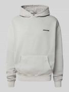 Pegador Oversized Hoodie mit Logo-Stitching und Känguru-Tasche in Hell...