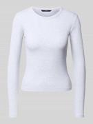 Vero Moda Slim Fit Langarmshirt aus Baumwoll-Mix Modell 'CHLOE' in Hel...