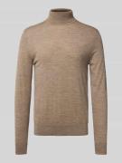 Tiger Of Sweden Strickpullover mit Rollkragen Modell 'Neville' in Beig...