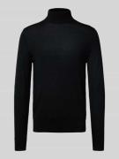Tiger Of Sweden Strickpullover mit Rollkragen Modell 'Neville' in Blac...