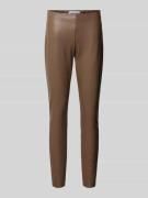 Raffaello Rossi Skinny Fit Hose in Leder-Optik Modell 'RESA' in Hellbr...