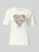 Only Regular Fit T-Shirt aus reiner Baumwolle Modell 'TANYA LIFE' in W...