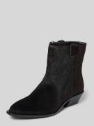 ALOHAS Stiefeletten aus echtem Leder mit Kunstfellbesatz Modell 'Syd' ...