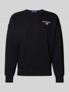 Polo Ralph Lauren Sweatshirt mit Label-Stitching in Black, Größe L