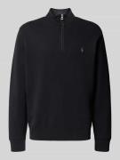 Polo Ralph Lauren Sweatshirt mit Label-Stitching in Black, Größe L