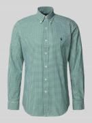 Polo Ralph Lauren Freizeithemd mit Knopfleiste in Gruen, Größe L