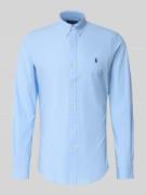 Polo Ralph Lauren Freizeithemd mit Knopfleiste in Blau, Größe S