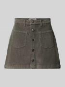 Only Mini-Cord-Rock aus Baumwoll-Mix Modell 'AMAZING GLOBAL' in Stein,...